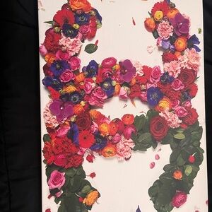 Floral Canvas Art with Vibrant Colors